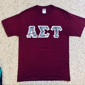 Alpha Sigma Tau embroidered Tee